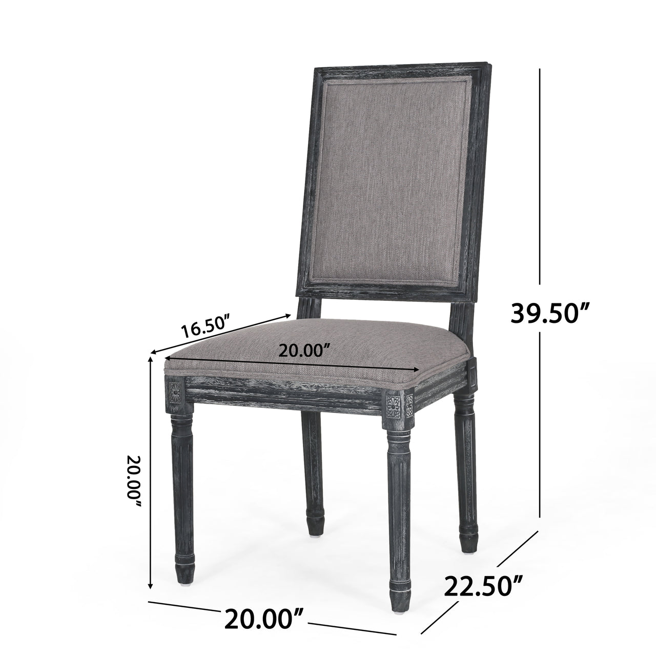 RYNOVA 20" Dining Chair Set of 2