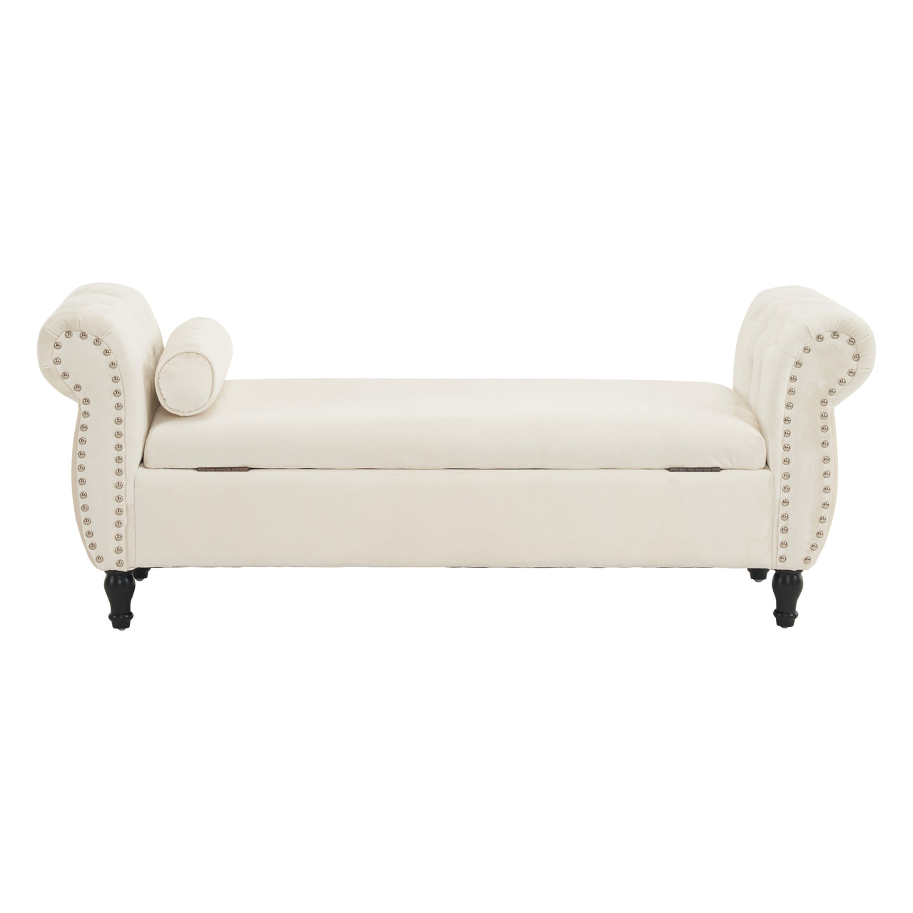 SOLENNE 51" Storage Ottoman