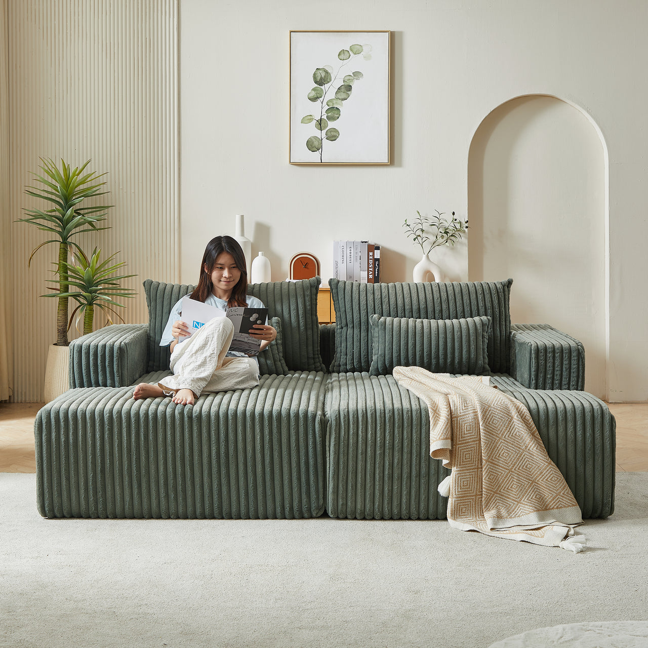 OPHELIA 87" Oversized Loveseat