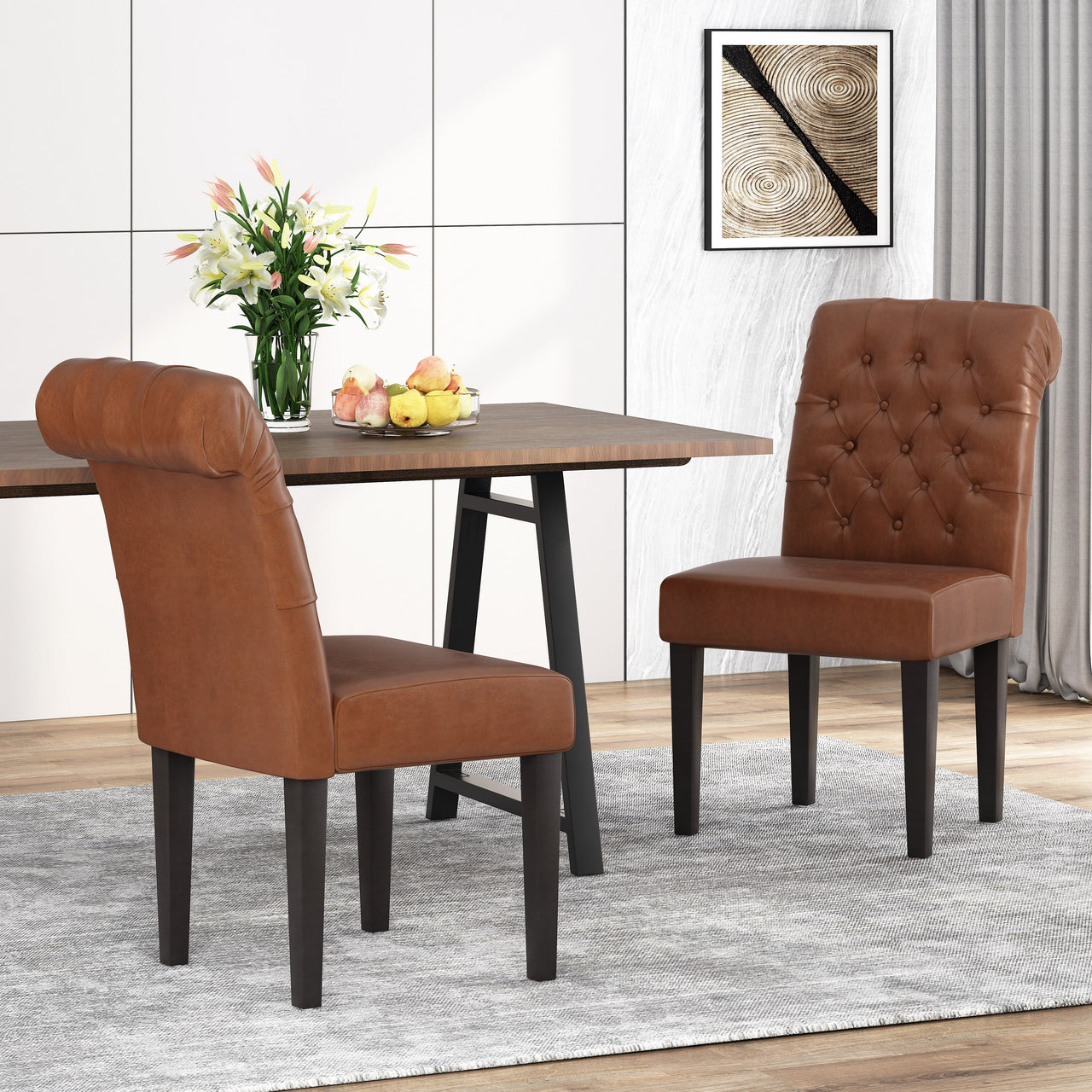 QYLTRX 21" Dining Chair Set Of 2
