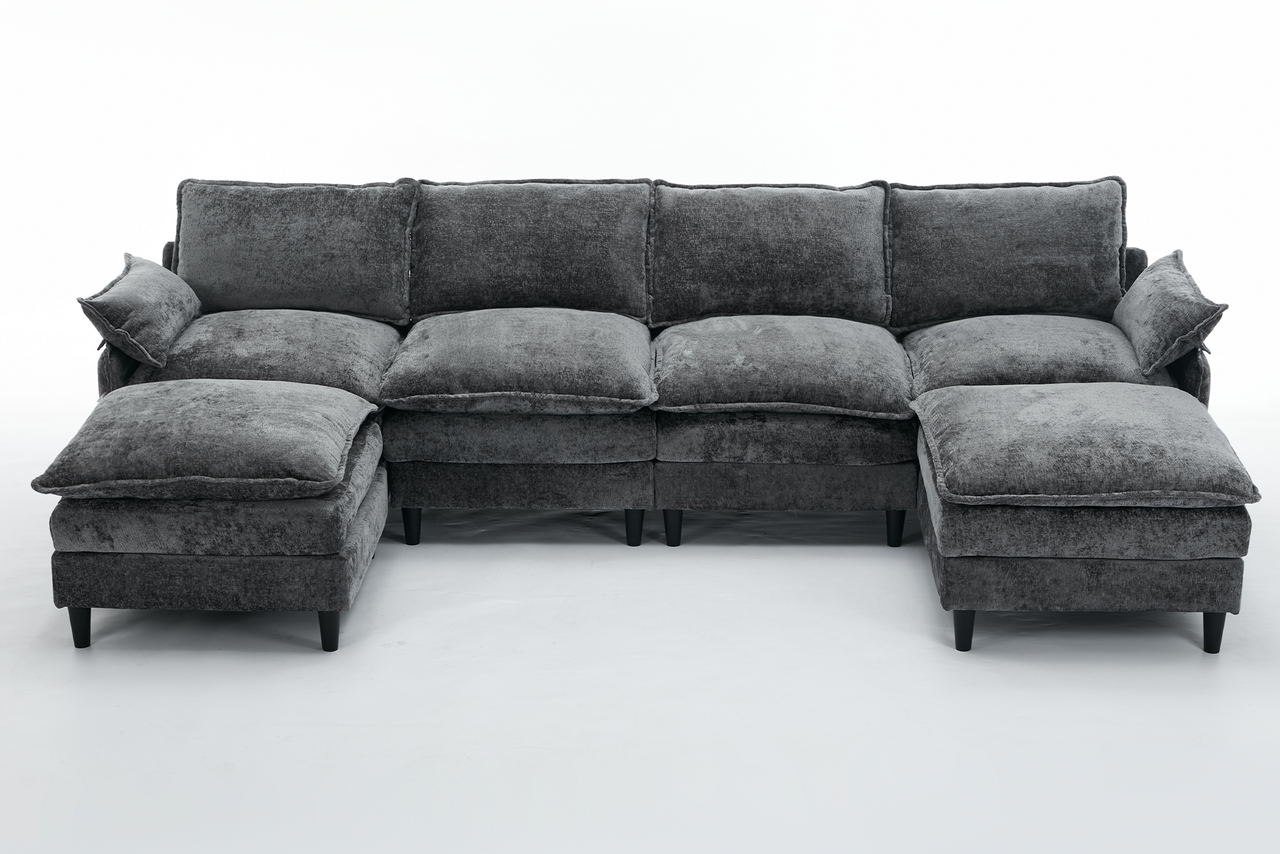 QUORVEX 121" Sectional Sofa