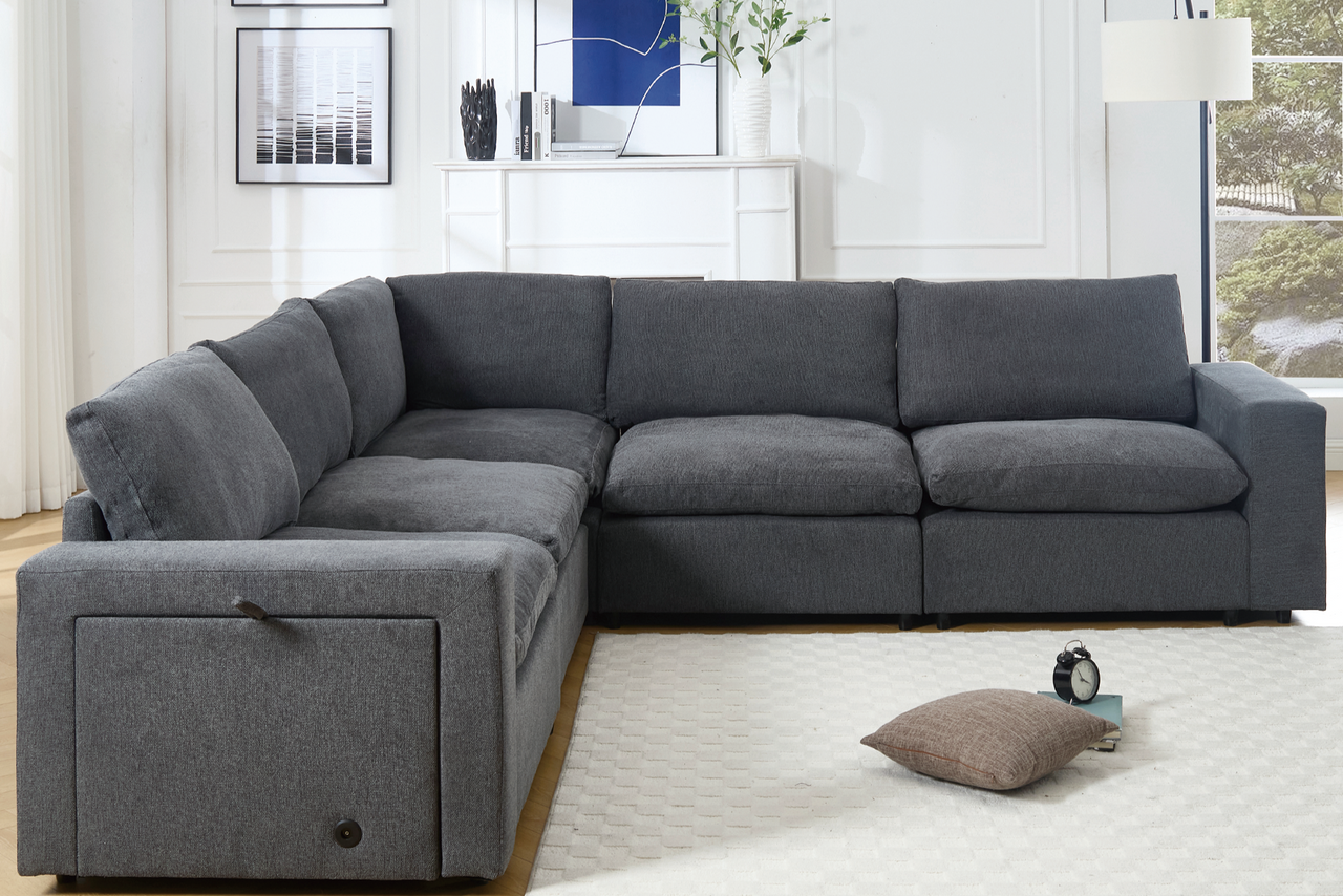 TOVRIX 141" Sectional Sofa