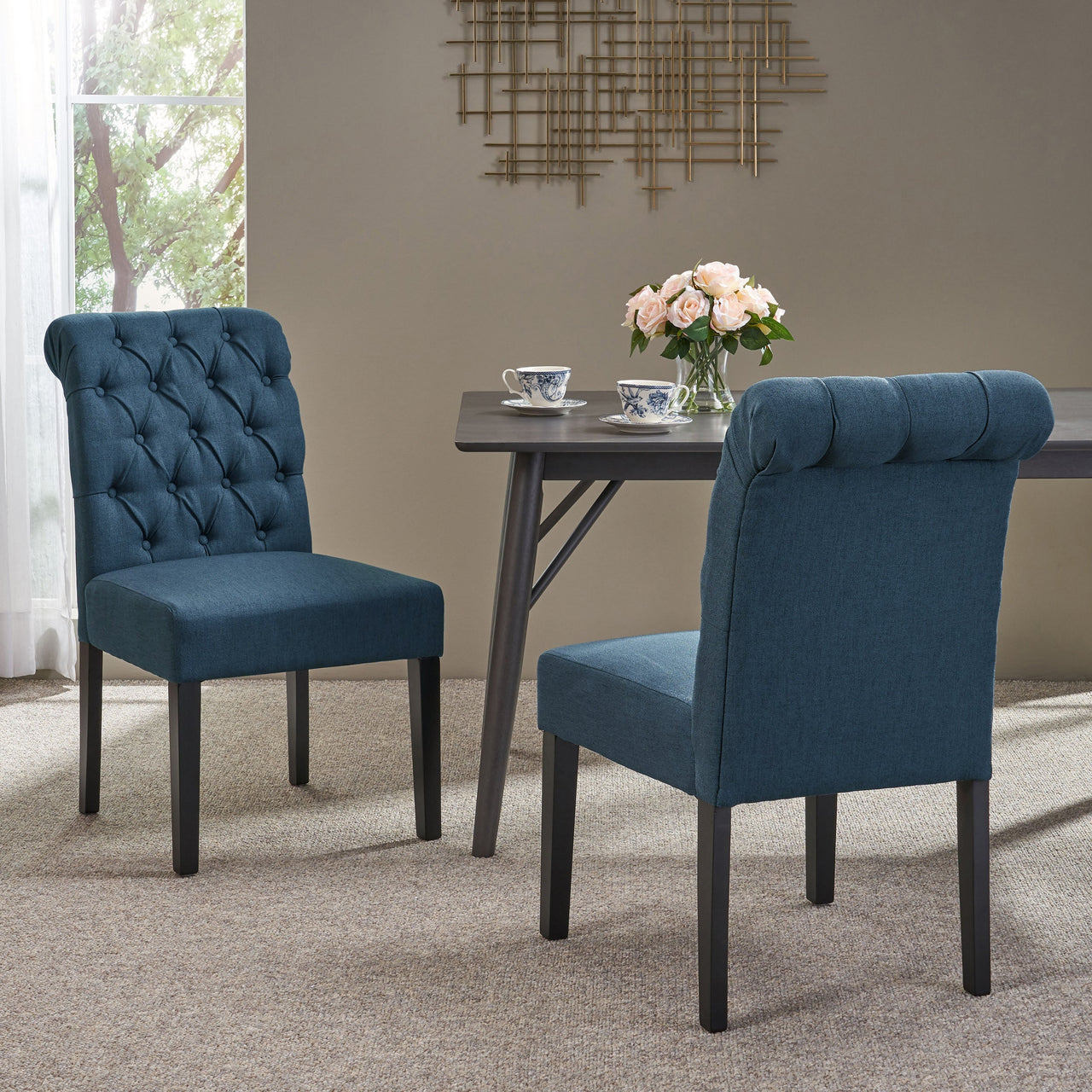 QYLTRX 21" Dining Chair Set Of 2