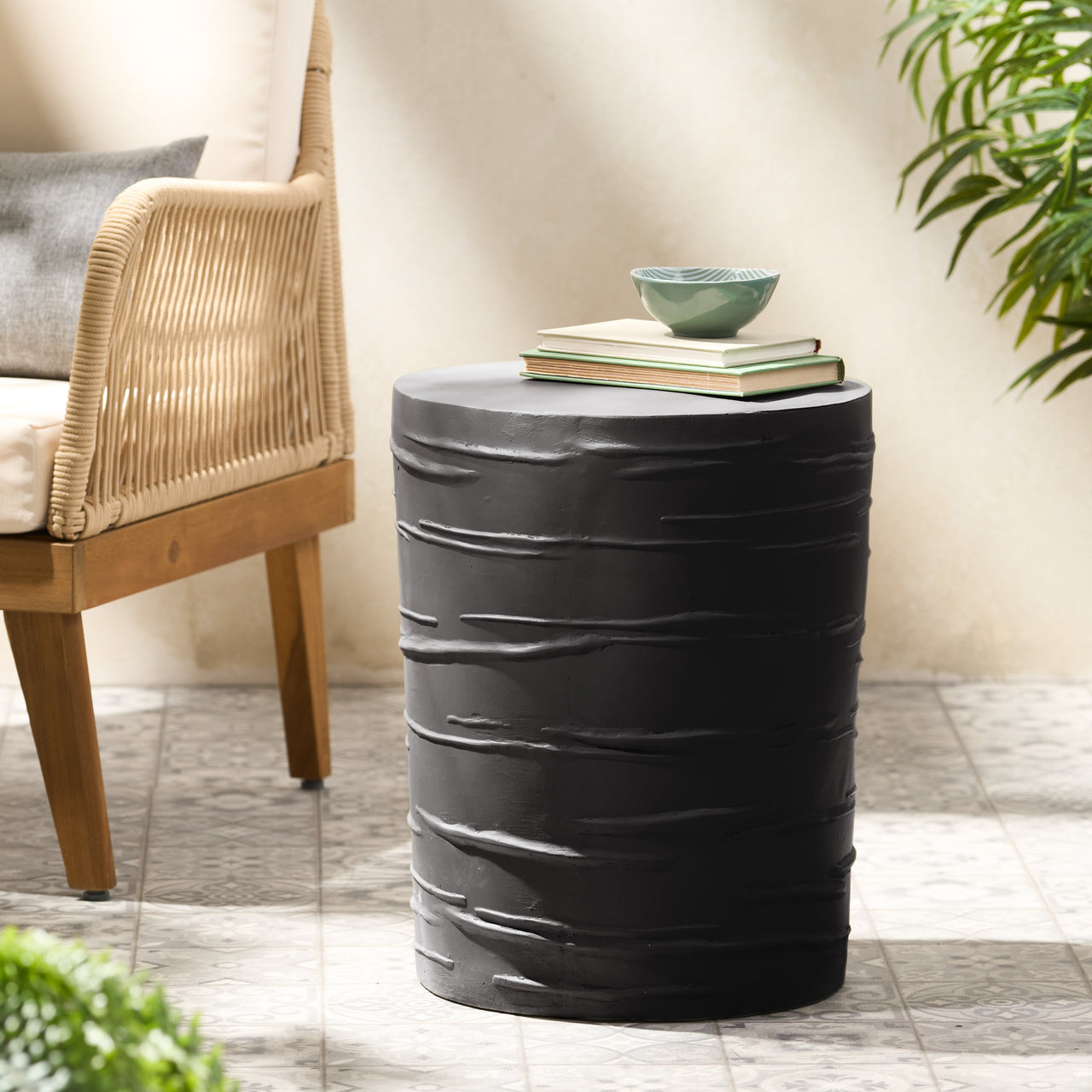 ZORVEXI 16" Outdoor Side Table