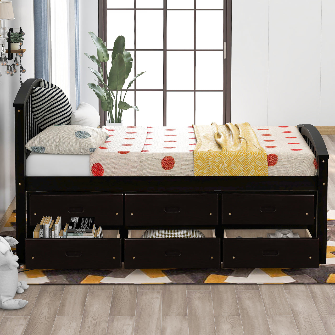 NOLVEX 79" Wood Bed