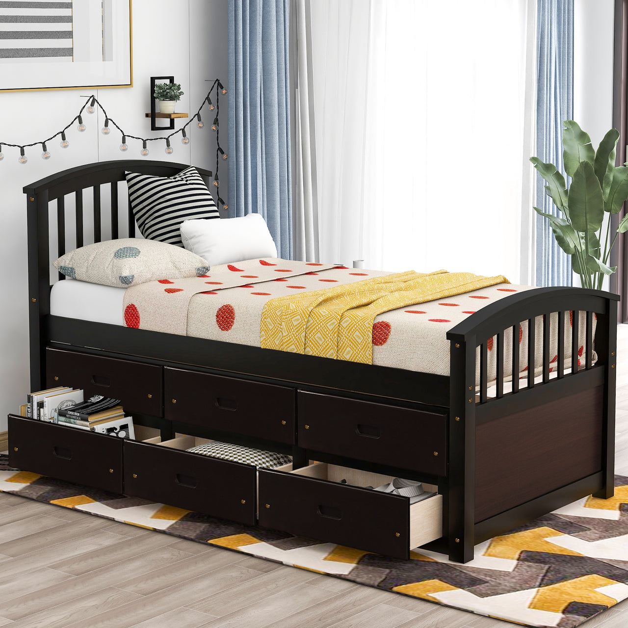 NOLVEX 79" Wood Bed
