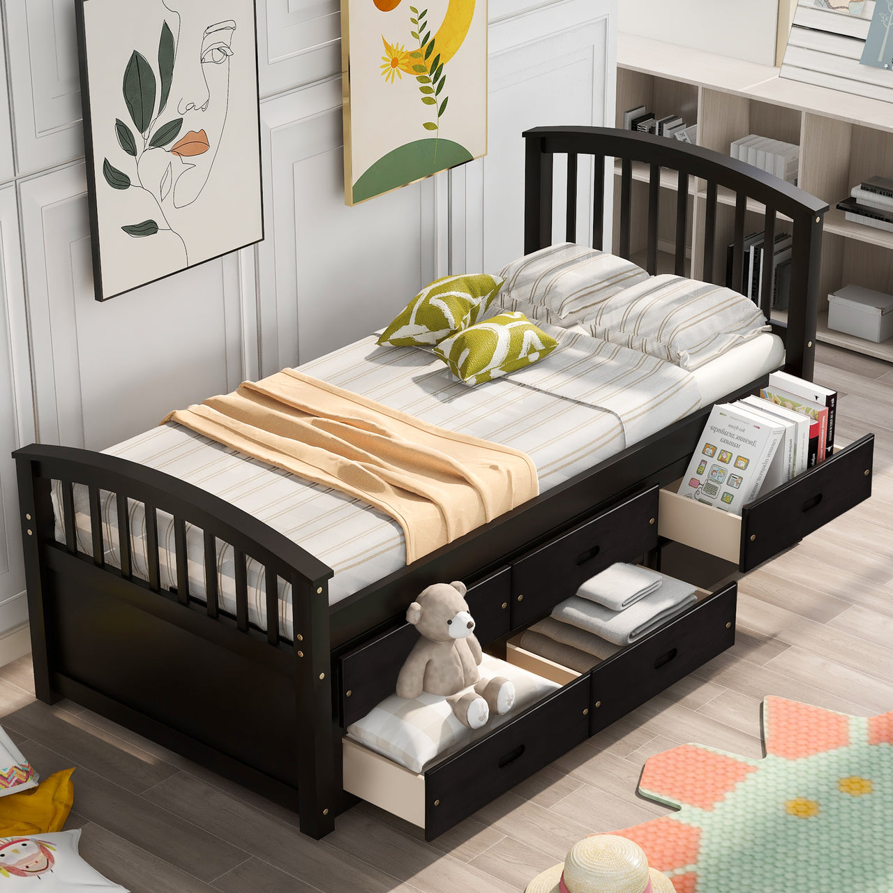 NOLVEX 79" Wood Bed