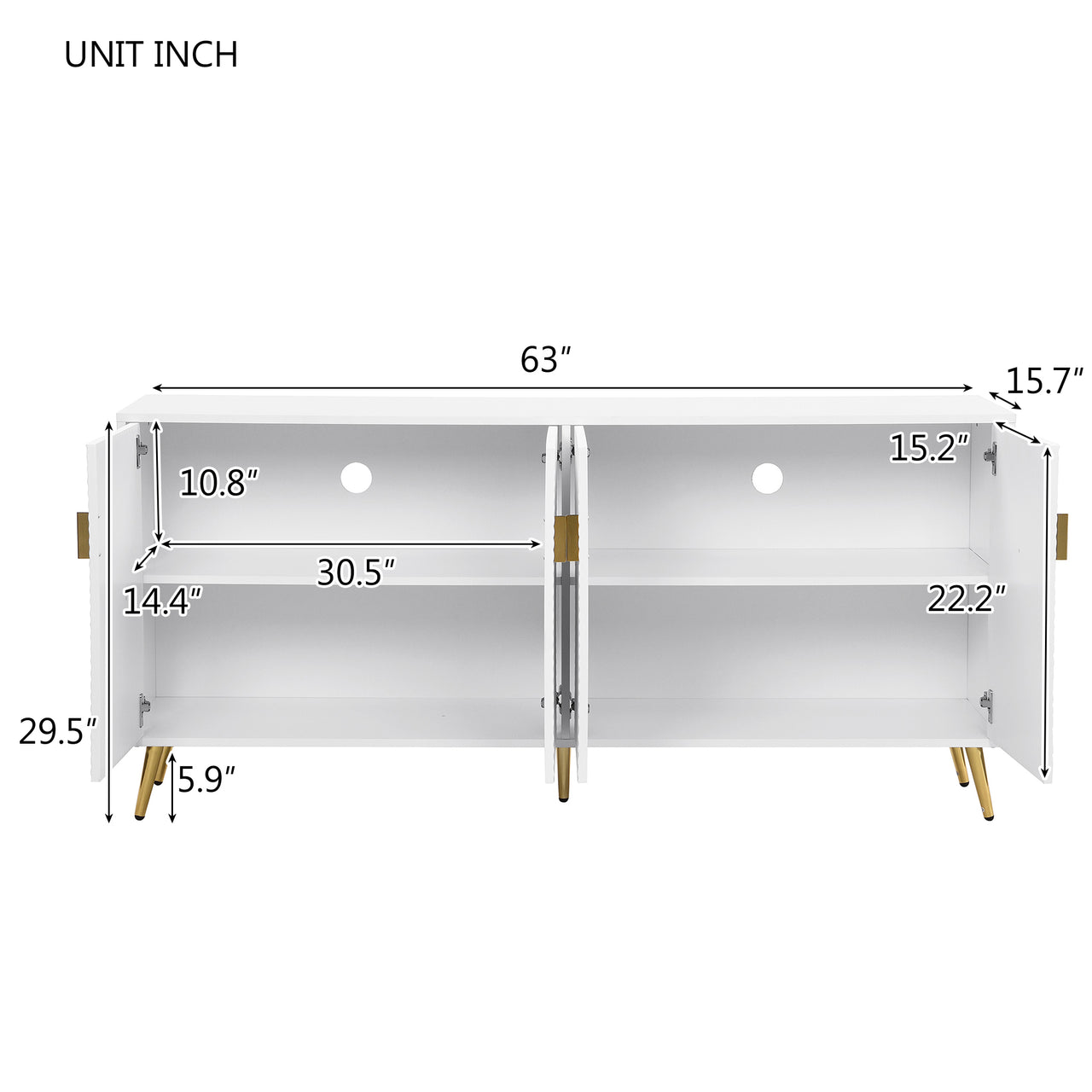 TRYNEX 63" Sideboard