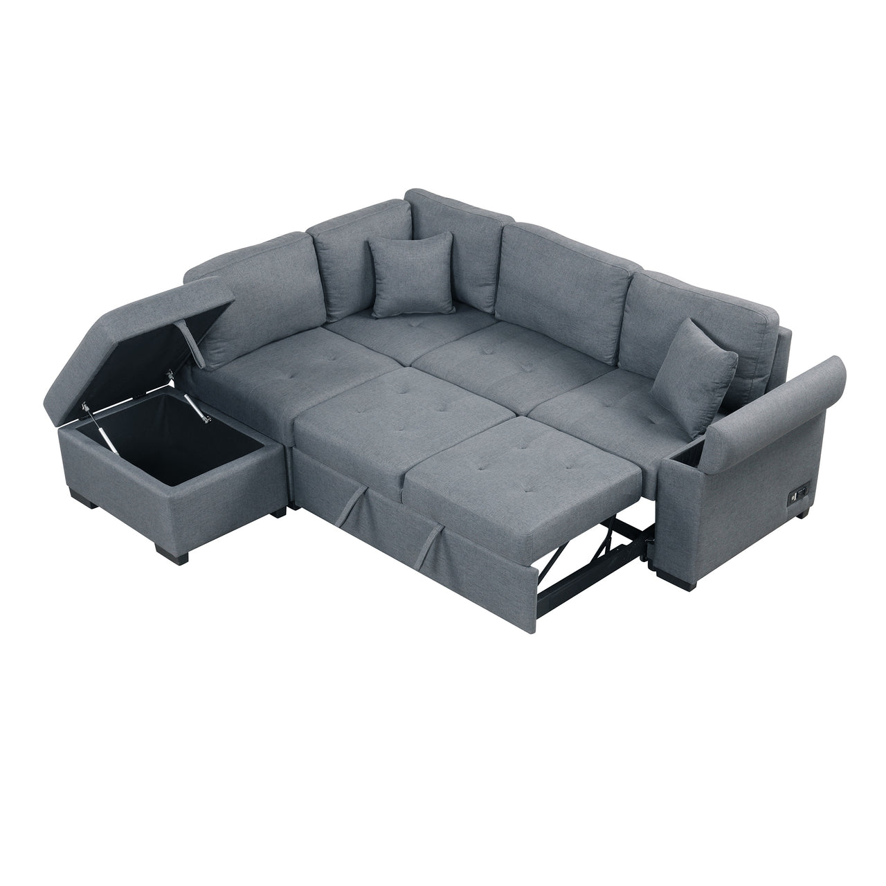 TYCHO 85" Sectional Sofa Bed