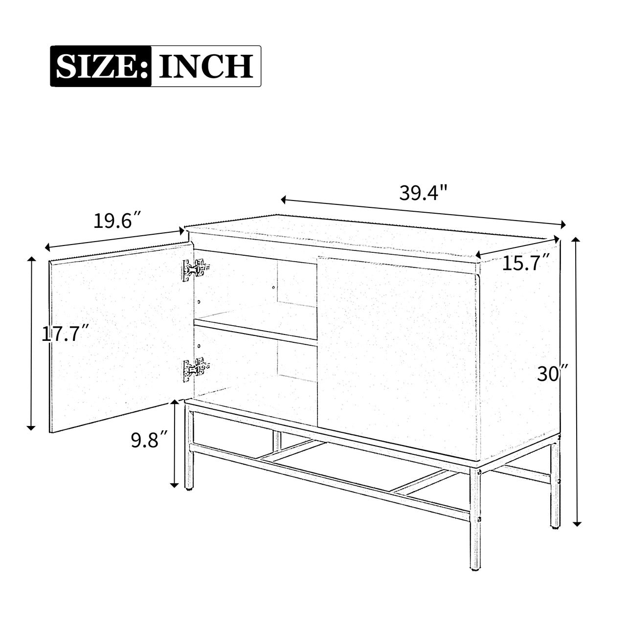 SILARES 40" Sideboard