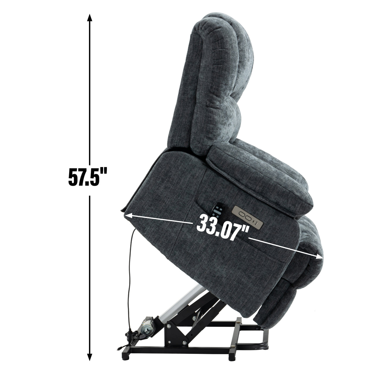 COZYLift 40" Recliner with Heat Massage - 7163 XL