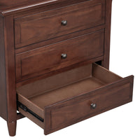 Thumbnail for U_STYLE Embrace sophisticated organization with a contemporary bedside cabinet featuring three robust drawers, offering ample space to store personal items and simplify your daily routine.