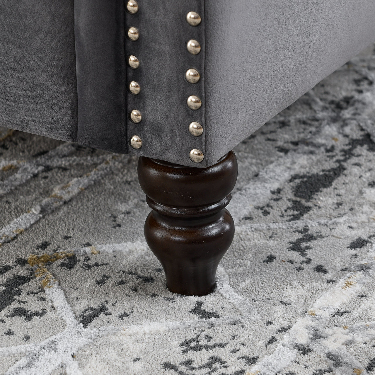 SYLVIE 57" Chesterfield Loveseat