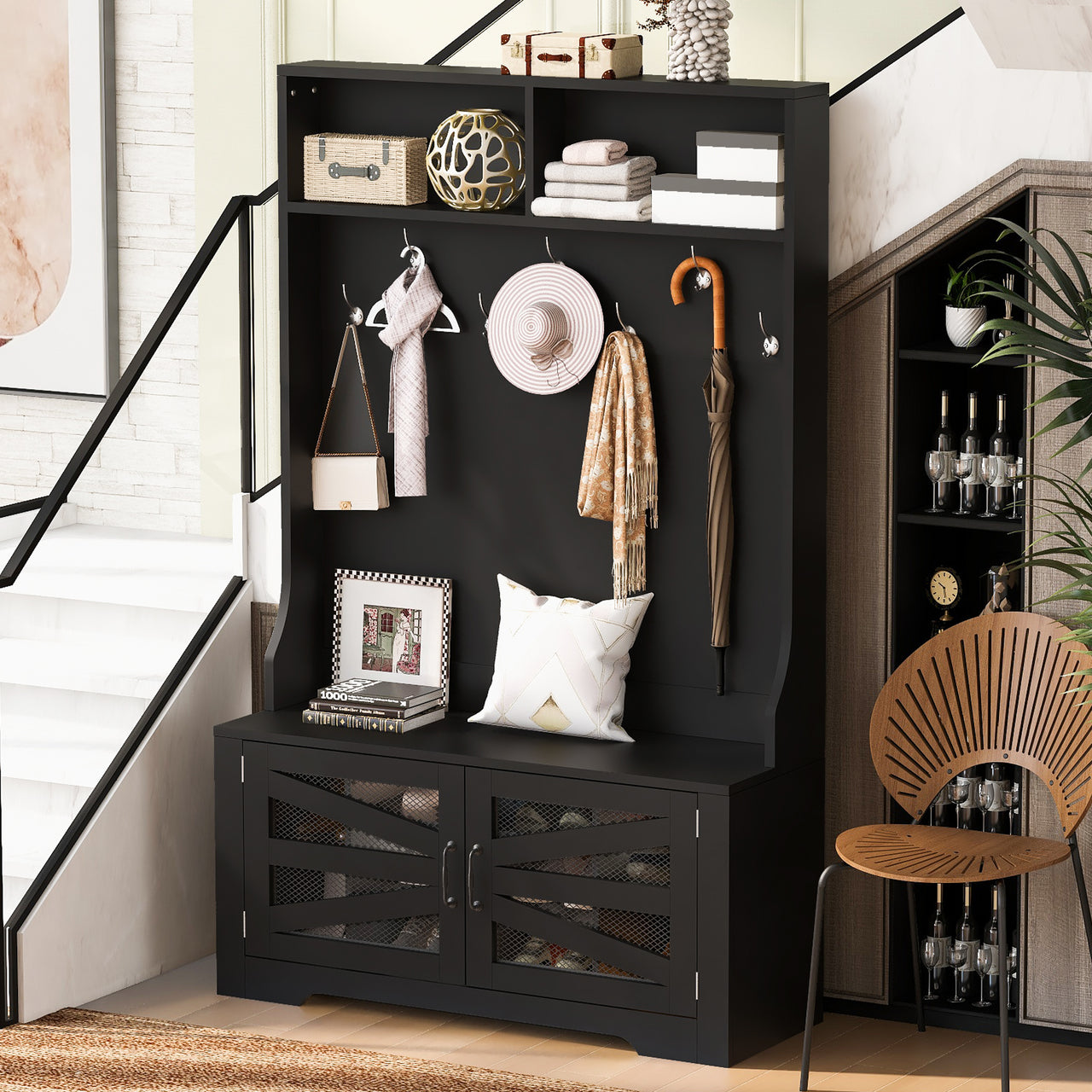 TRIBLEX 43" Entryway Bench