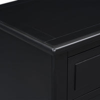 Thumbnail for U_STYLE 3-Drawer Nightstand Storage Wood Cabinet (As Same As WF297663AAB)