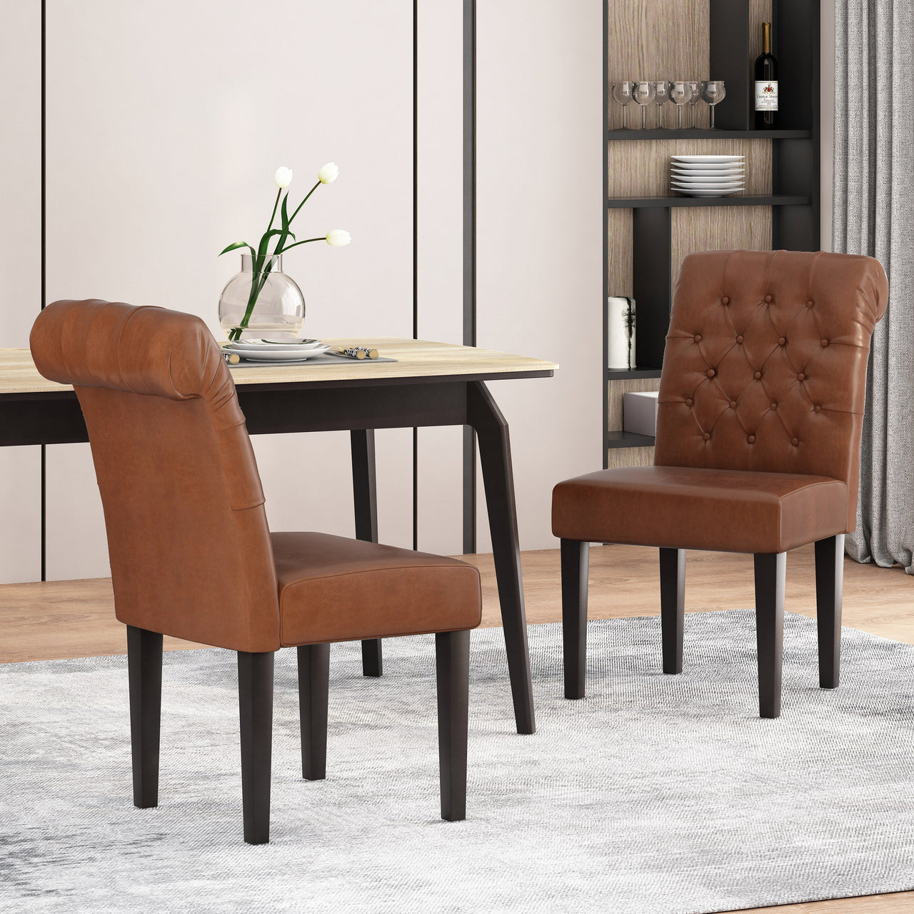QYLTRX 21" Dining Chair Set Of 2