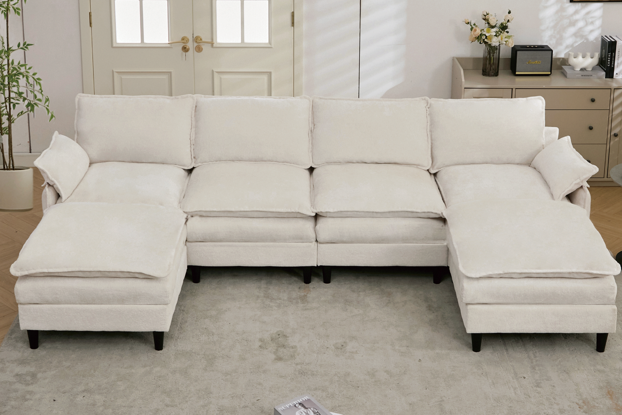 QUORVEX 121" Sectional Sofa