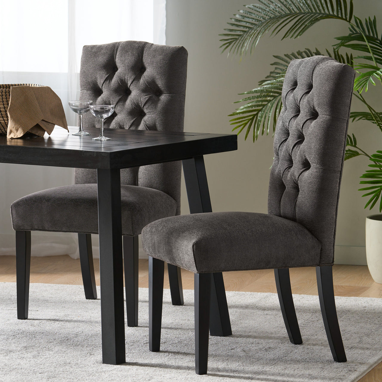 QINTEX 21" Dining Chair Set Of 2