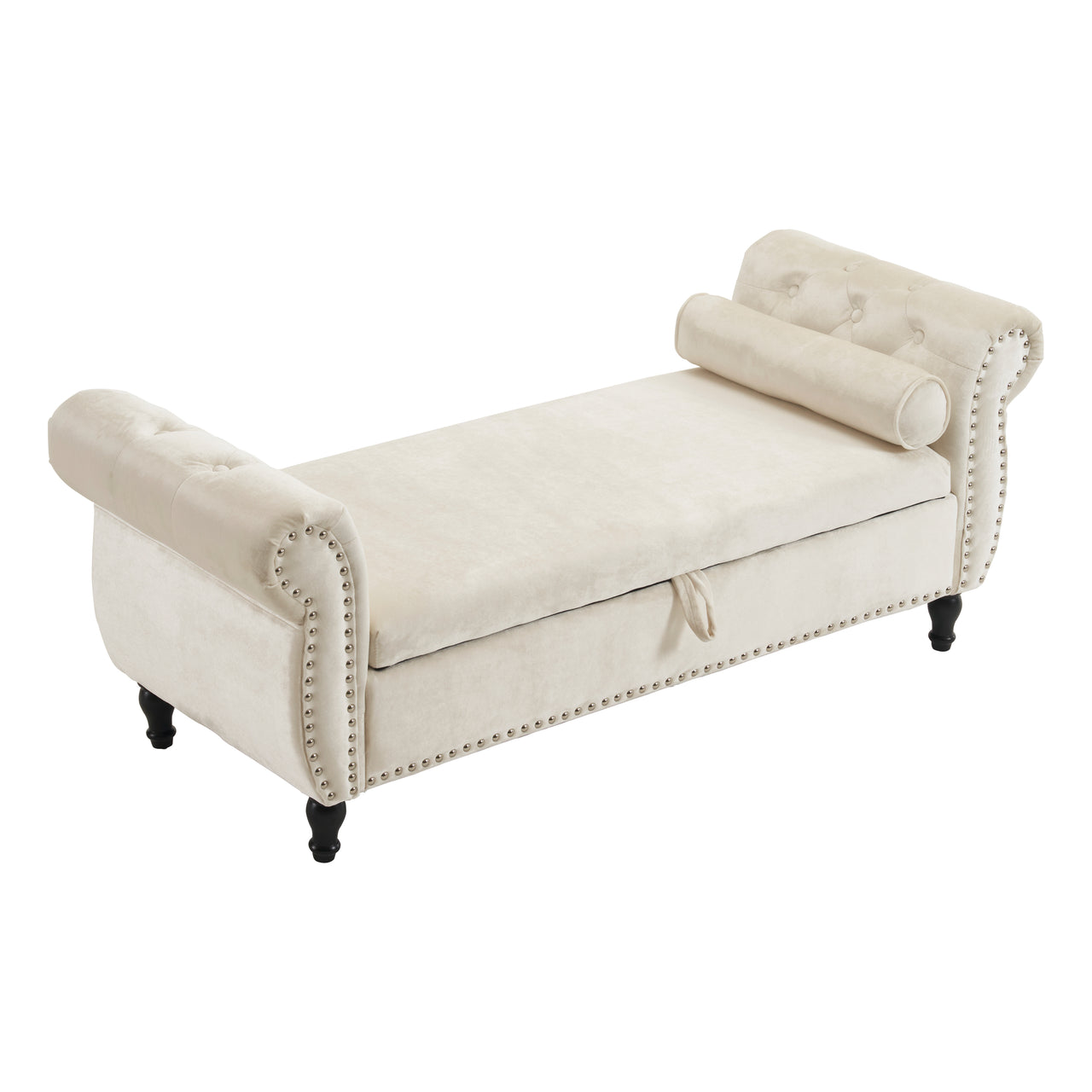 SOLENNE 51" Storage Ottoman