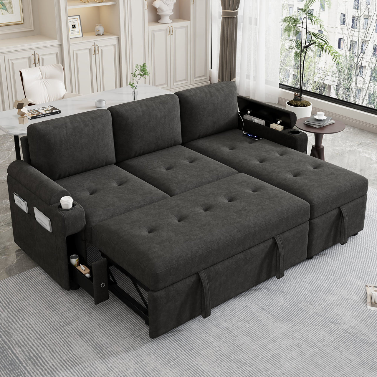 TRAVIXA 84" Sectional Sofa