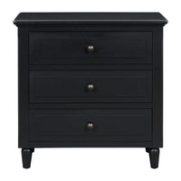 Thumbnail for U_STYLE 3-Drawer Nightstand Storage Wood Cabinet (As Same As WF297663AAB)
