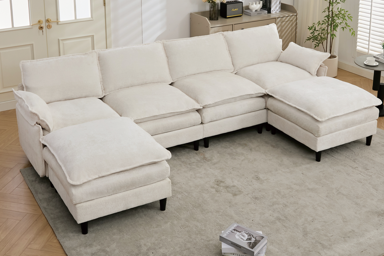 QUORVEX 121" Sectional Sofa