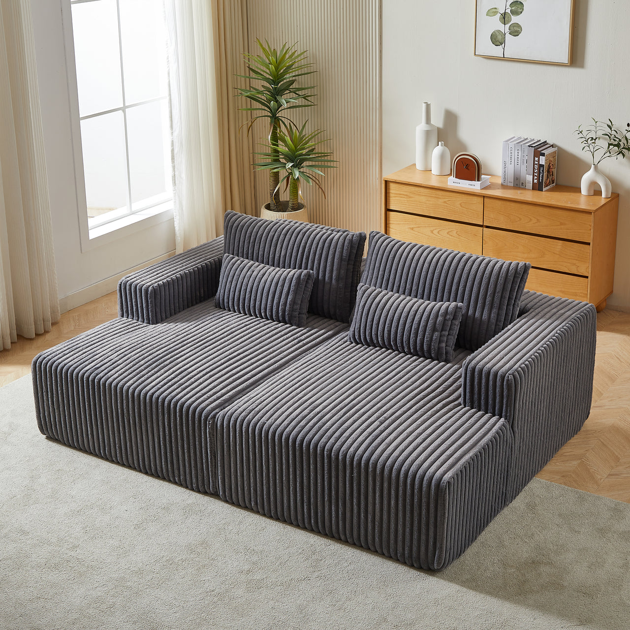 OPHELIA 87" Oversized Loveseat