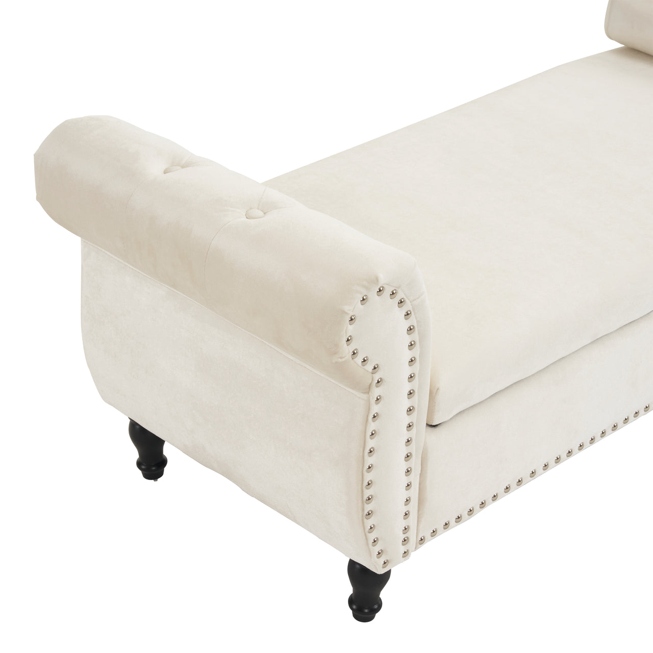 SOLENNE 51" Storage Ottoman