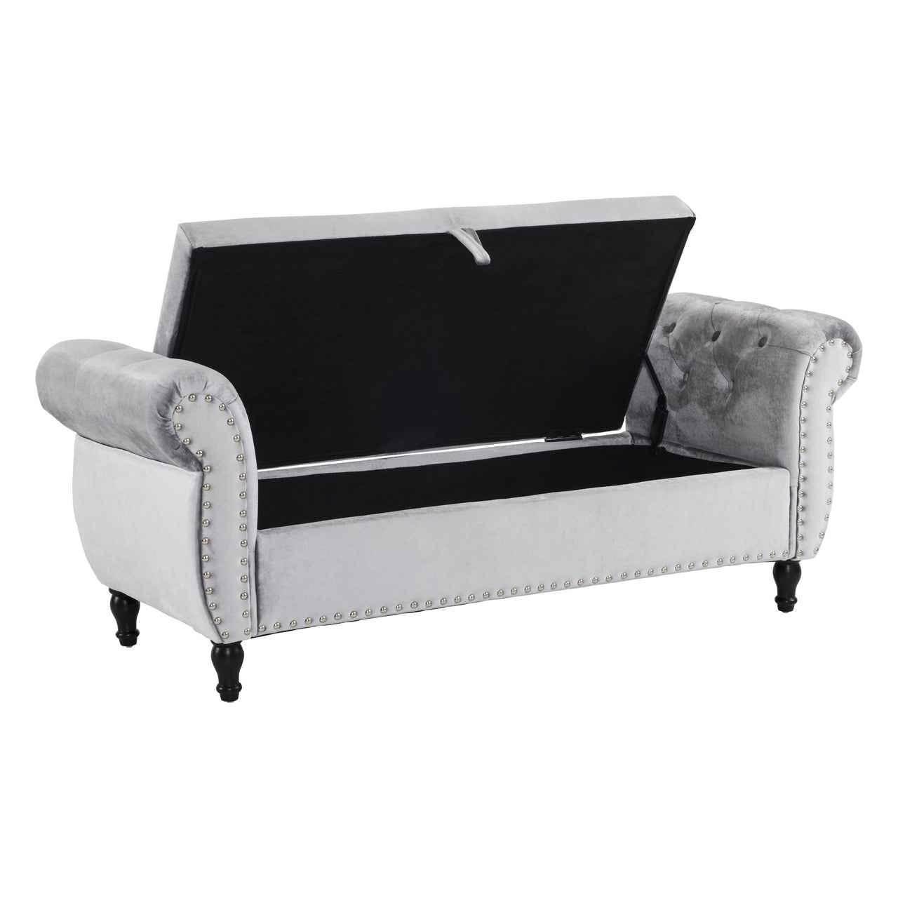 SOLENNE 51" Storage Ottoman