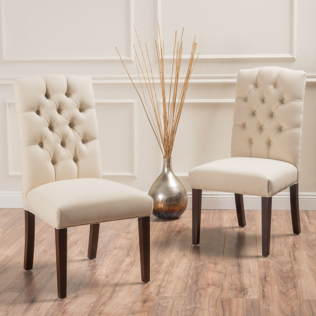 QINTEX 21" Dining Chair Set Of 2