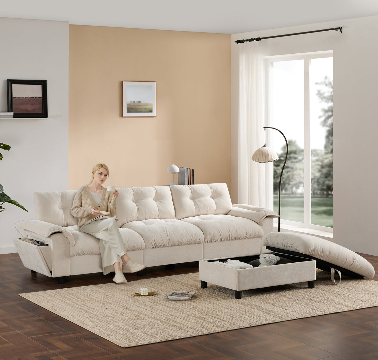 BRIAR 104" Sectional Sofa