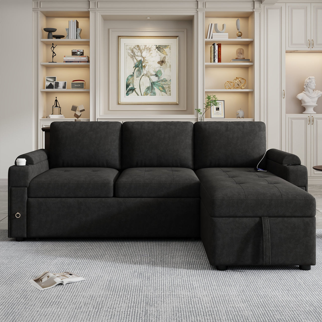 TRAVIXA 84" Sectional Sofa