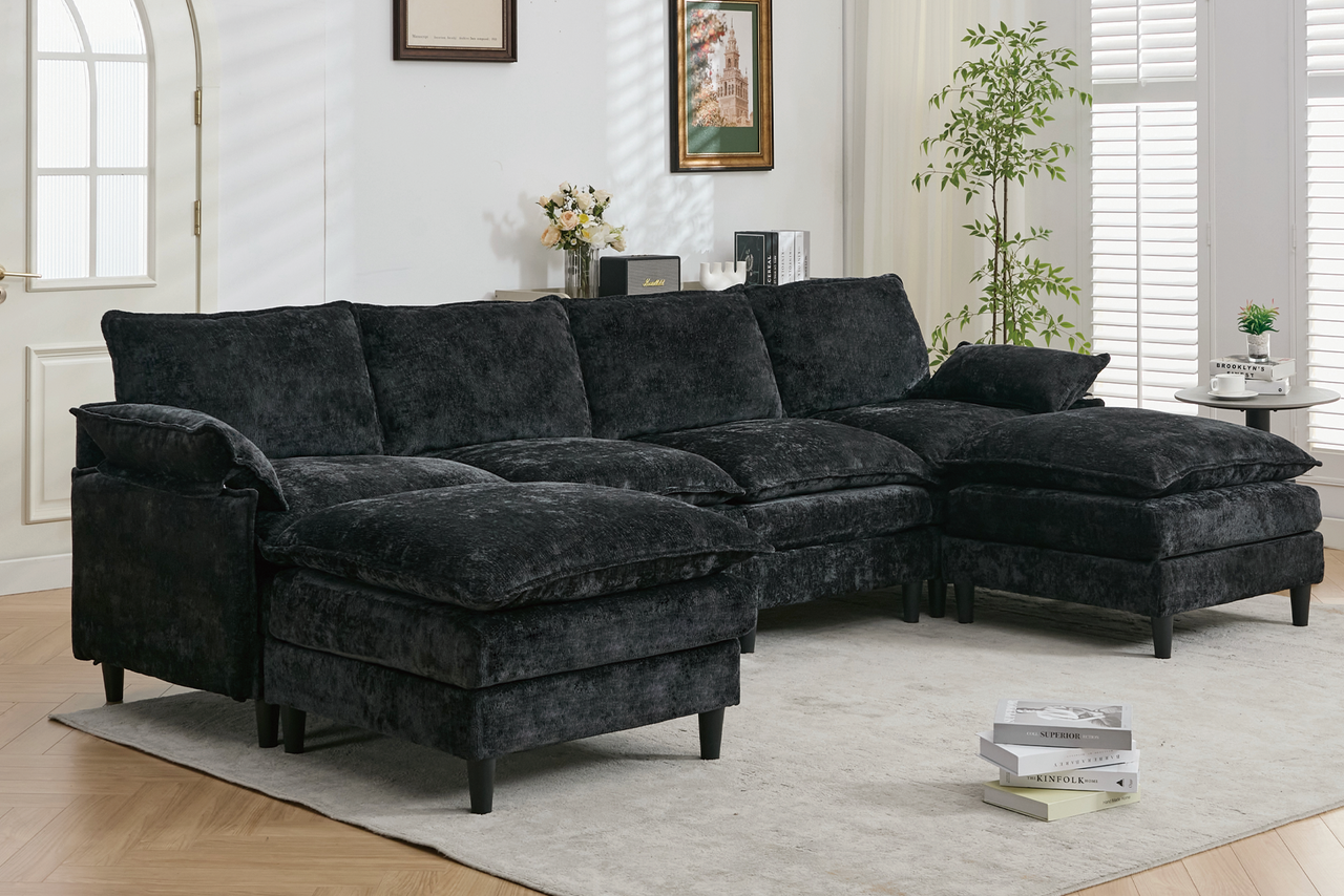 QUORVEX 121" Sectional Sofa