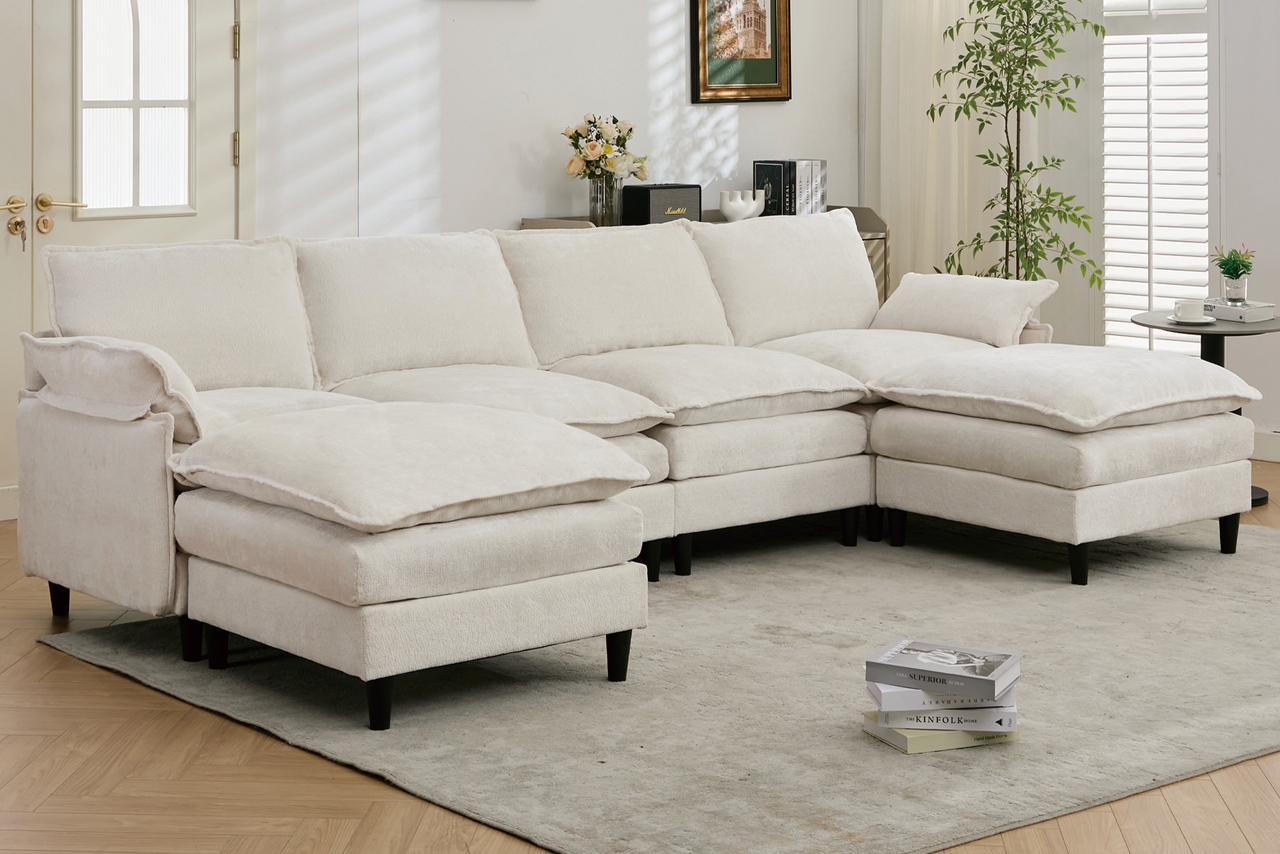 QUORVEX 121" Sectional Sofa