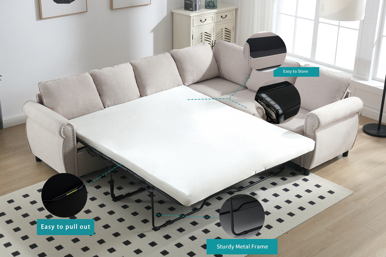 TREVIXA 104" Sectional Sofa