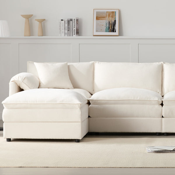ZENOVAR Comfort Sectional Sofa