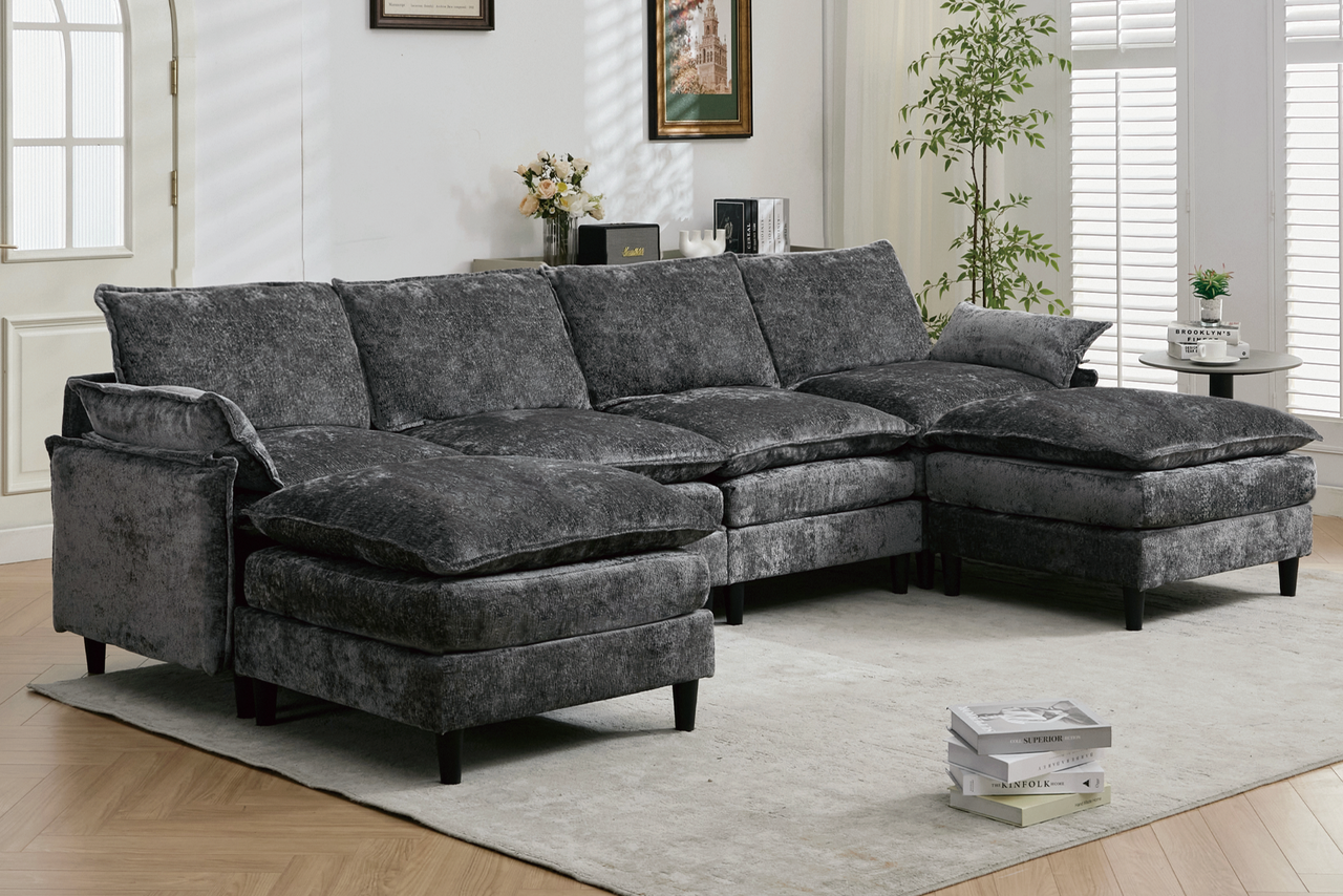 QUORVEX 121" Sectional Sofa