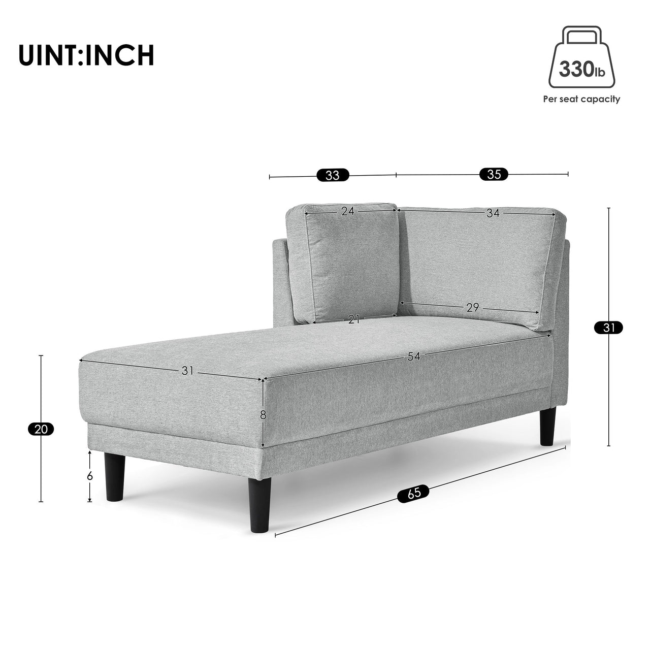 TOVARY 65" Chair