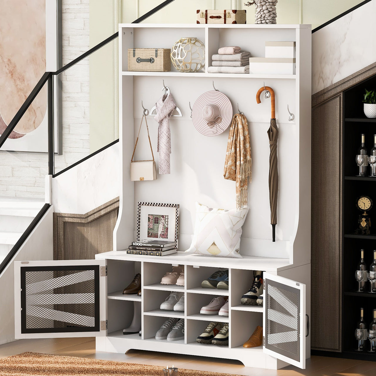 TRIBLEX 43" Entryway Bench