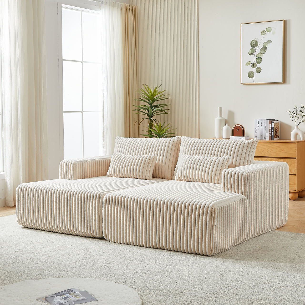 OPHELIA 87" Oversized Loveseat
