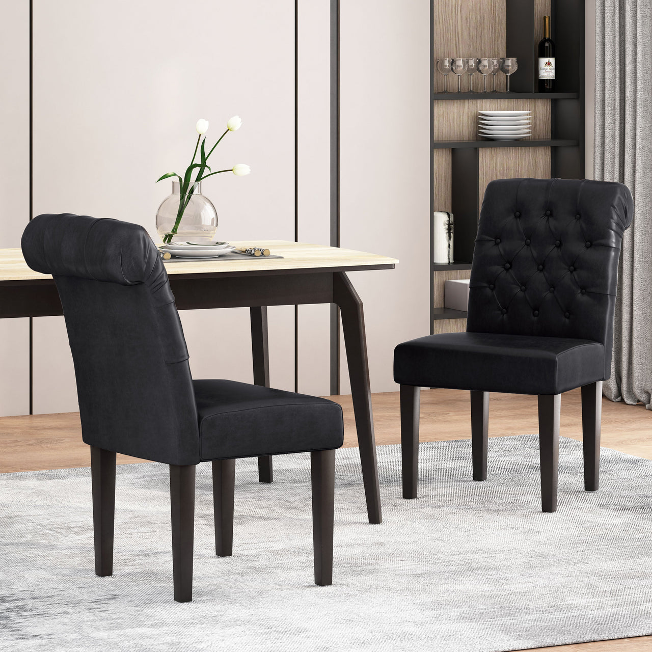 QYLTRX 21" Dining Chair Set Of 2