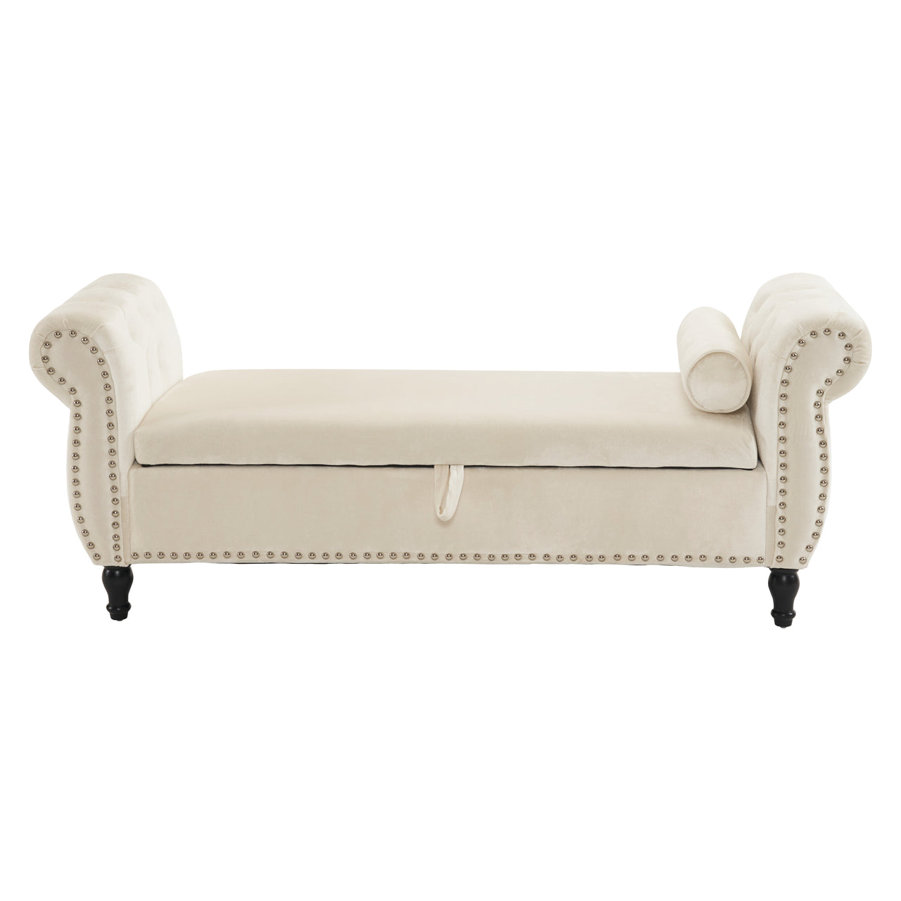 SOLENNE 51" Storage Ottoman