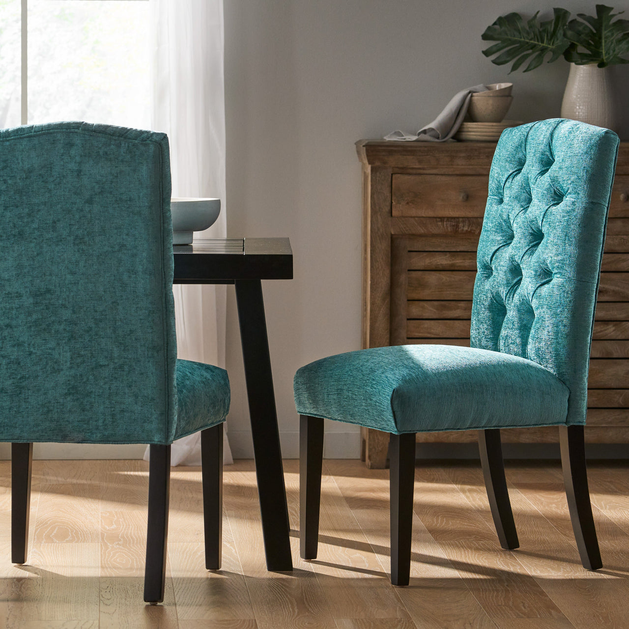 QINTEX 21" Dining Chair Set Of 2