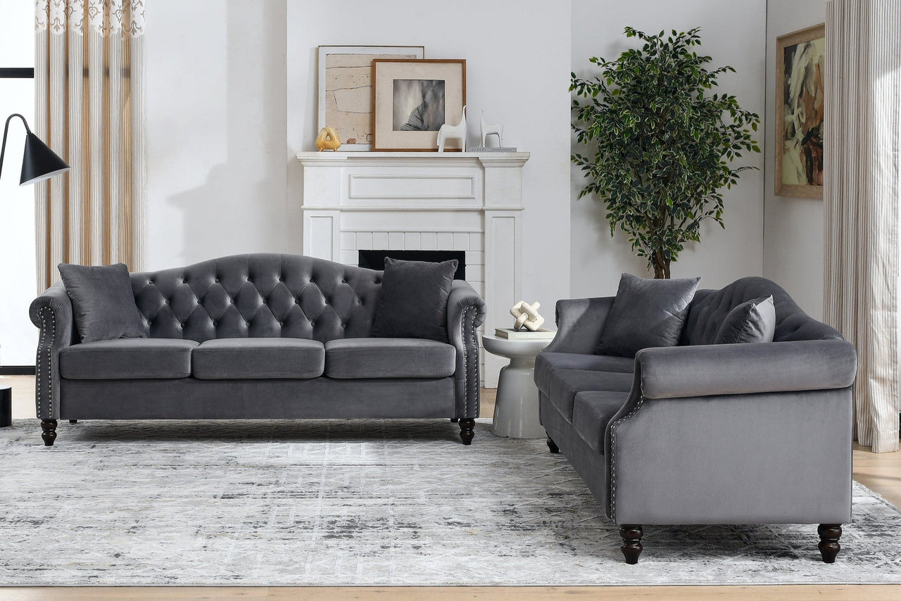 SYLVIE 80" Sofa Set Of 2