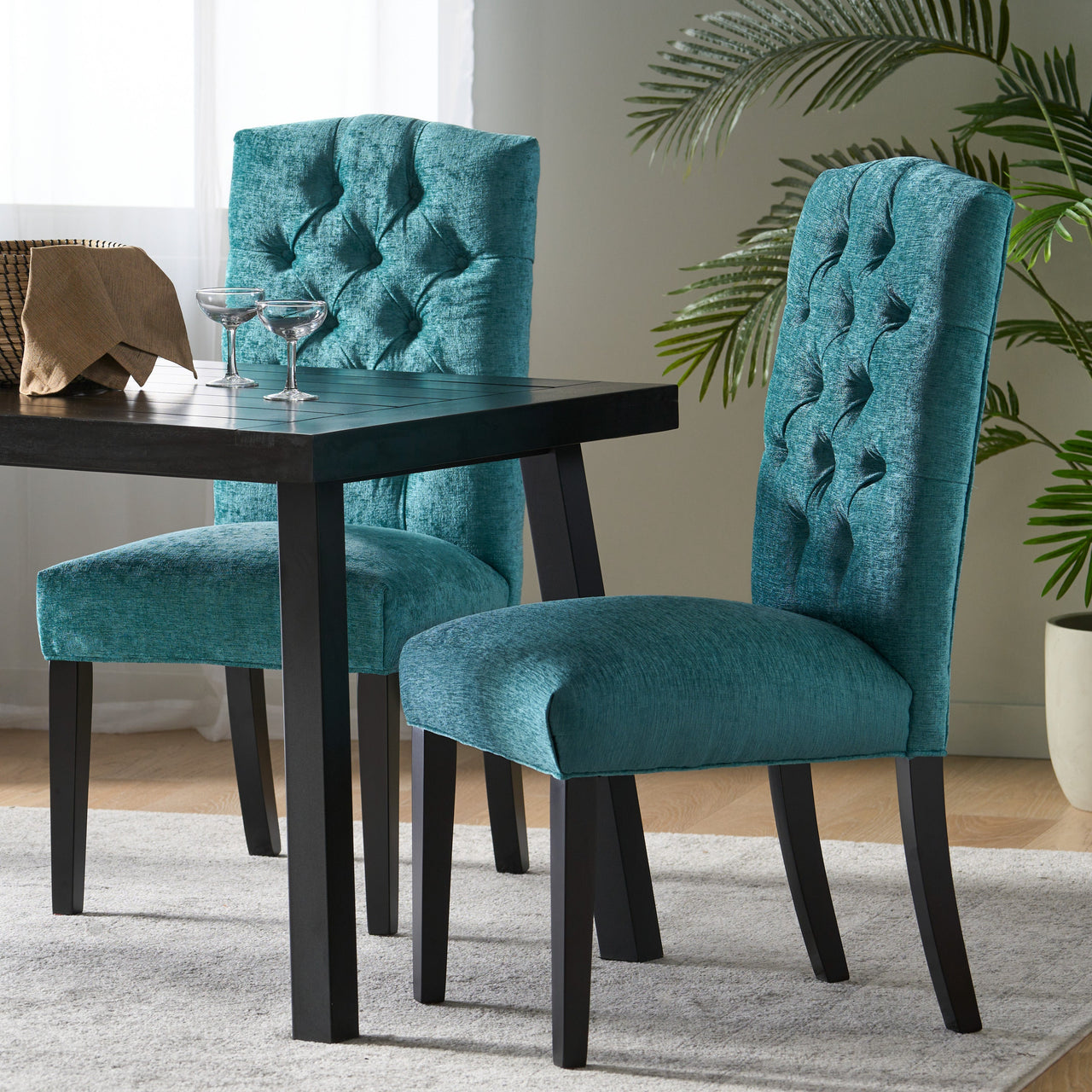 QINTEX 21" Dining Chair Set Of 2