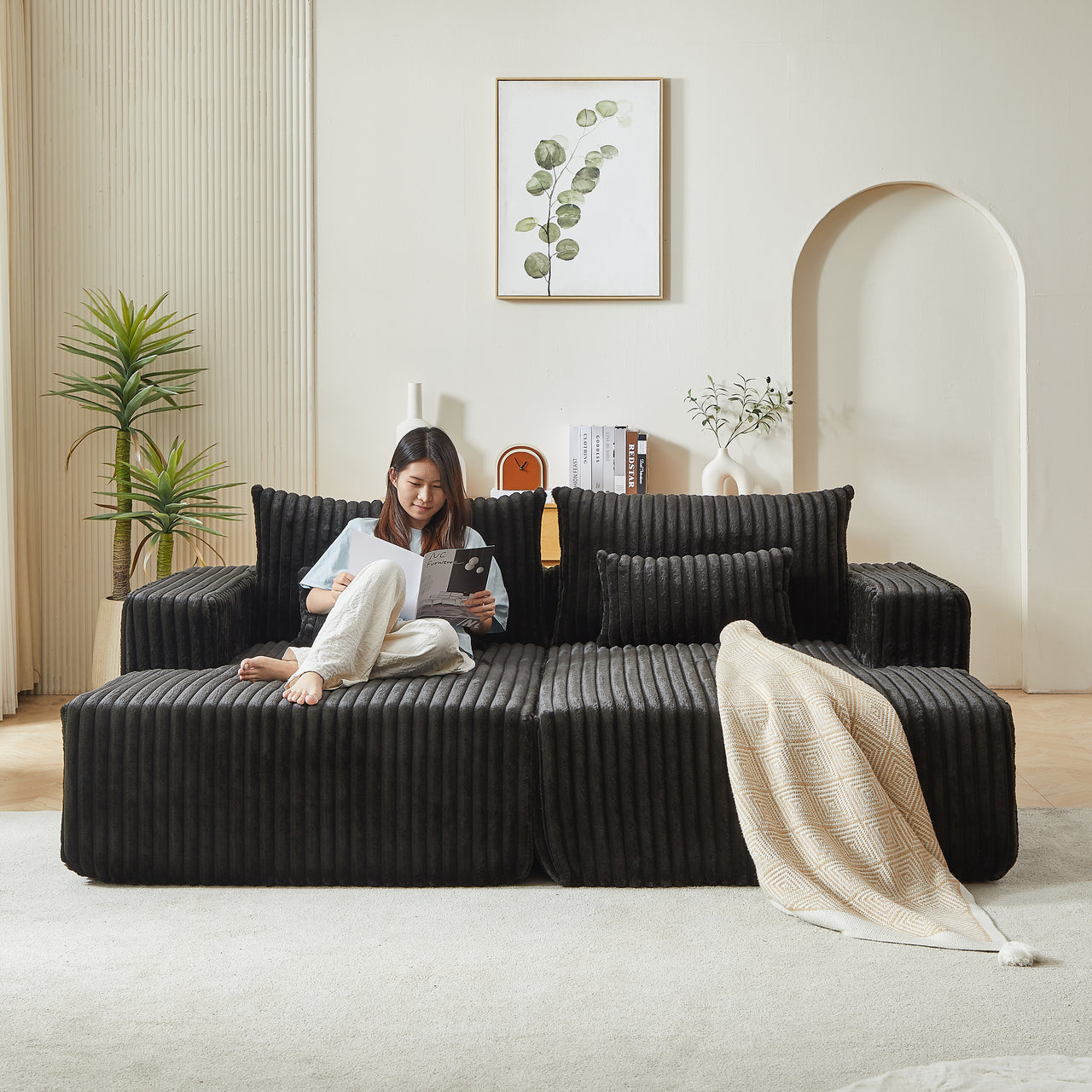 OPHELIA 87" Oversized Loveseat
