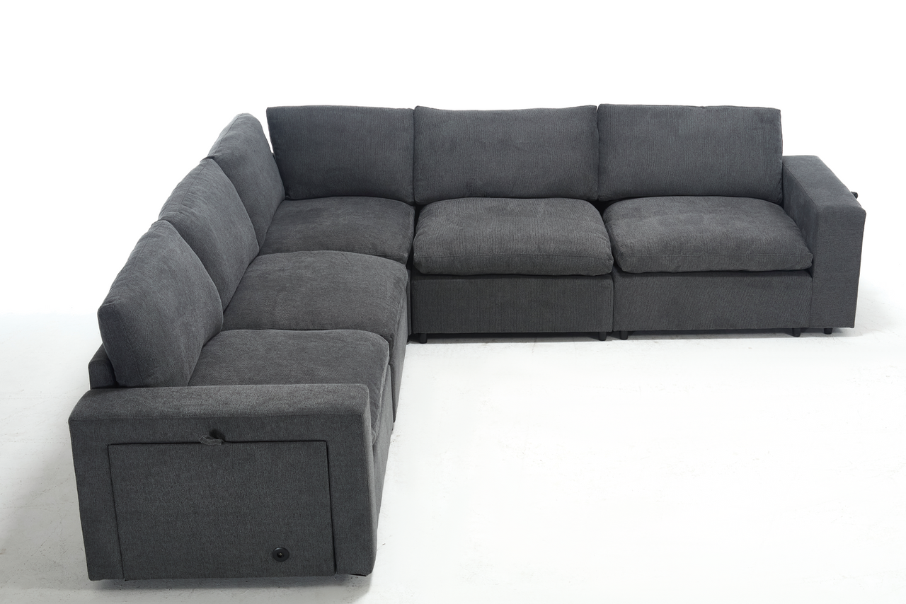 TOVRIX 141" Sectional Sofa