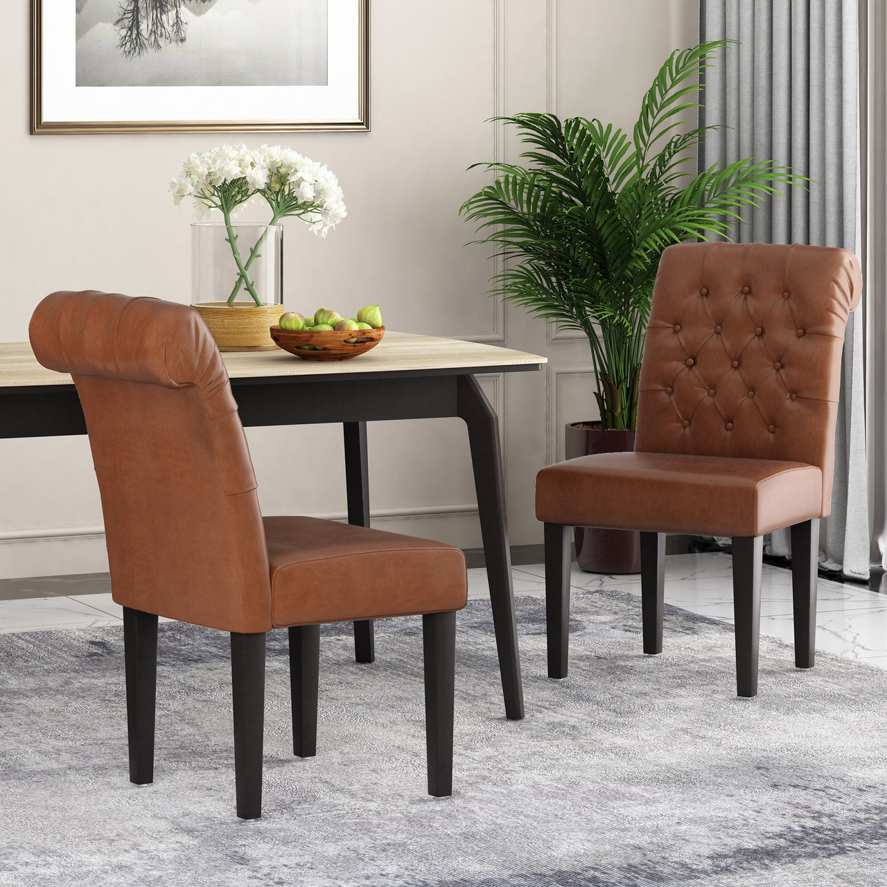 QYLTRX 21" Dining Chair Set Of 2