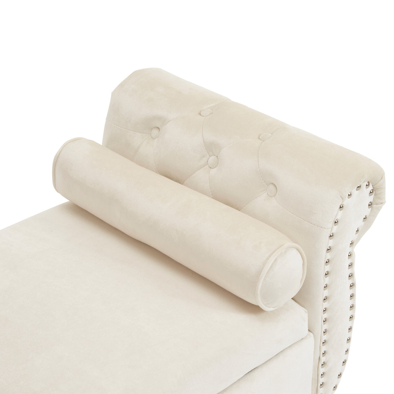 SOLENNE 51" Storage Ottoman