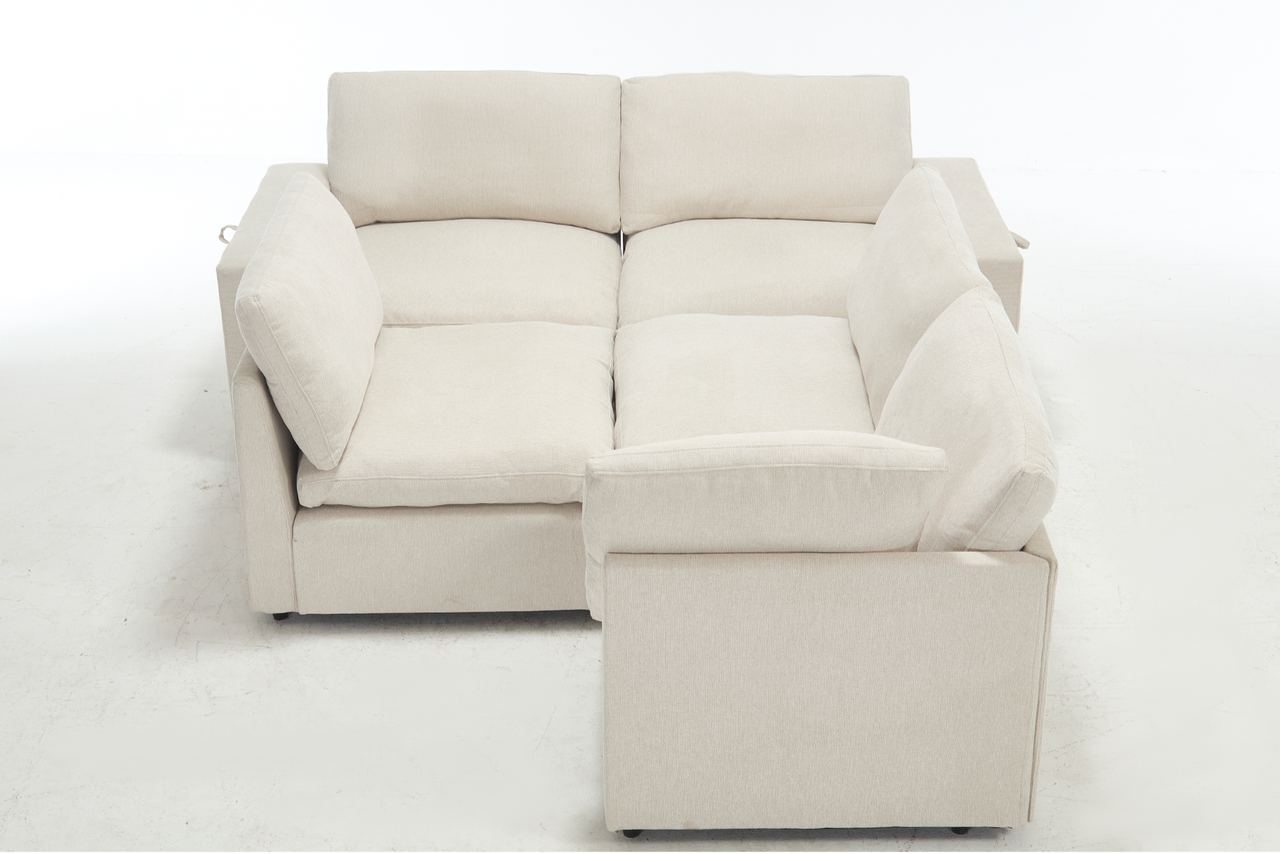 TOVRIX 141" Sectional Sofa